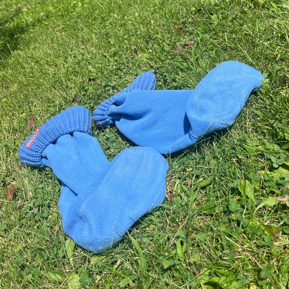 Hunter Boot Liner Socks Women’s Blue Fleece Warm for Winter! - Picture 8 of 10